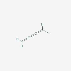 molecular formula C5H6 B13520168 1,2,3-Pentatriene CAS No. 62018-46-6