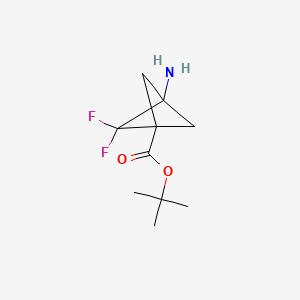 Tert-butyl 3-amino-2,2-difluorobicyclo[1.1.1]pentane-1-carboxylate