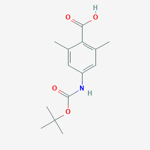 4-{[(Tert-butoxy)carbonyl]amino}-2,6-dimethylbenzoicacid