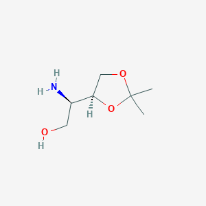 Rac-(2r)-2-amino-2-[(4s)-2,2-dimethyl-1,3-dioxolan-4-yl]ethan-1-ol