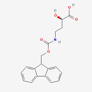 (2R)-4-({[(9H-fluoren-9-yl)methoxy]carbonyl}amino)-2-hydroxybutanoicacid