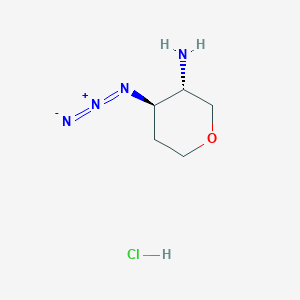 rac-(3R,4S)-4-azidooxan-3-amine hydrochloride