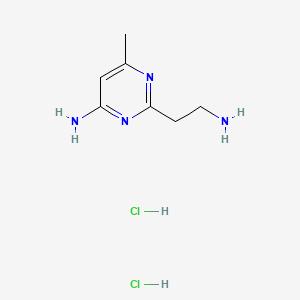 2-(2-Aminoethyl)-6-methylpyrimidin-4-amine dihydrochloride