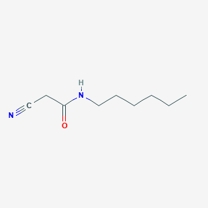 B1352038 2-cyano-N-hexylacetamide CAS No. 52493-37-5