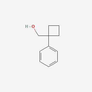 molecular formula C11H14O B13520441 (1-Phenylcyclobutyl)methanol 