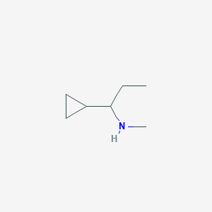 (1-Cyclopropylpropyl)(methyl)amine