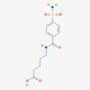 5-[(4-Sulfamoylphenyl)formamido]pentanoicacid