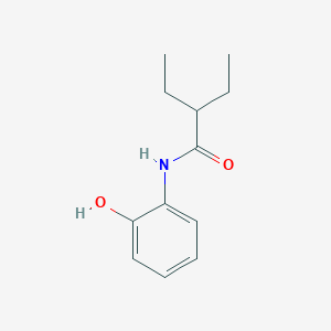 molecular formula C12H17NO2 B13520526 2-ethyl-N-(2-hydroxyphenyl)butanamide 