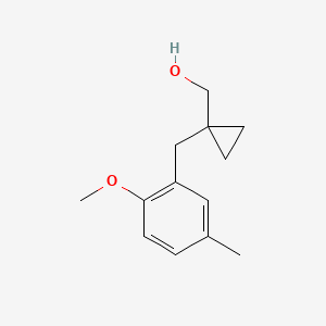 (1-(2-Methoxy-5-methylbenzyl)cyclopropyl)methanol