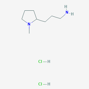 3-(1-Methylpyrrolidin-2-yl)propan-1-amine dihydrochloride