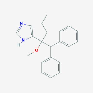 B135207 4-(1-(Diphenylmethyl)-1-methoxybutyl)-1H-imidazole CAS No. 106147-71-1