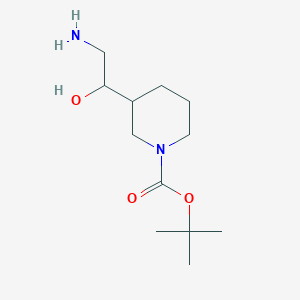 Tert-butyl 3-(2-amino-1-hydroxyethyl)piperidine-1-carboxylate