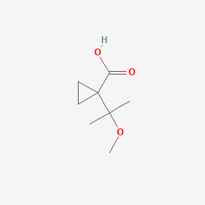 1-(2-Methoxypropan-2-yl)cyclopropane-1-carboxylic acid