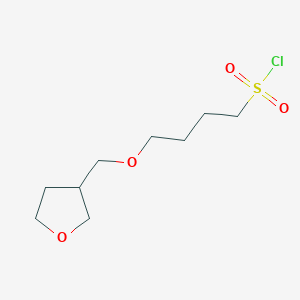 4-((Tetrahydrofuran-3-yl)methoxy)butane-1-sulfonyl chloride