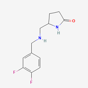 5-(((3,4-Difluorobenzyl)amino)methyl)pyrrolidin-2-one