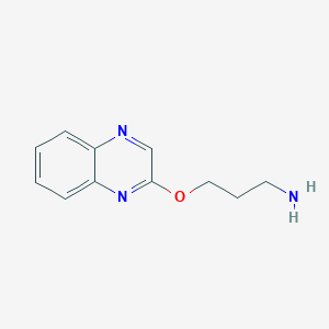 3-(Quinoxalin-2-yloxy)propan-1-amine