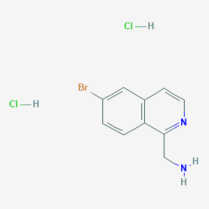 1-(6-Bromoisoquinolin-1-yl)methanaminedihydrochloride