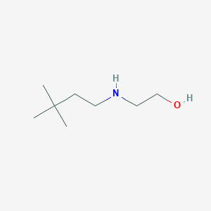 molecular formula C8H19NO B13520783 2-[(3,3-Dimethylbutyl)amino]ethan-1-ol 