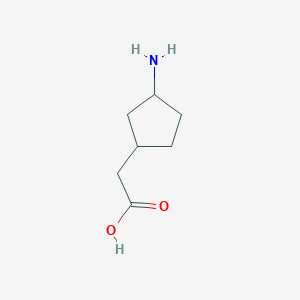 2-(3-Aminocyclopentyl)acetic acid