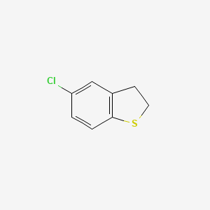 molecular formula C8H7ClS B13520817 5-Chloro-2,3-dihydro-1-benzothiophene 