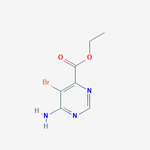 Ethyl 6-amino-5-bromopyrimidine-4-carboxylate