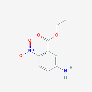 molecular formula C9H10N2O4 B13520885 Ethyl 5-amino-2-nitrobenzoate 