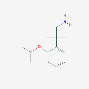 2-Methyl-2-[2-(propan-2-yloxy)phenyl]propan-1-amine