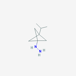 (3-Isopropyl-1-bicyclo[1.1.1]pentanyl)hydrazine