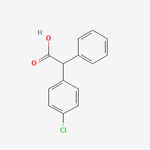 molecular formula C14H11ClO2 B1352097 2-(4-Chlorophenyl)-2-phenylacetic acid CAS No. 21771-88-0