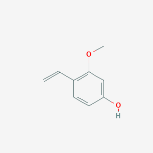 molecular formula C9H10O2 B13520986 4-Vinyl-3-methoxyphenol 