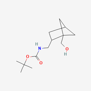 tert-butylN-{[1-(hydroxymethyl)bicyclo[2.1.1]hexan-2-yl]methyl}carbamate