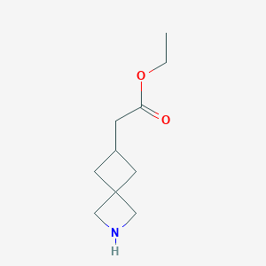 Ethyl 2-(2-azaspiro[3.3]heptan-6-yl)acetate