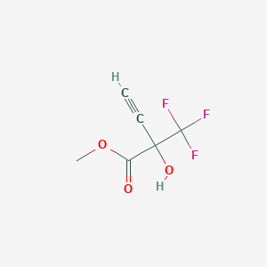 Methyl2-hydroxy-2-(trifluoromethyl)but-3-ynoate