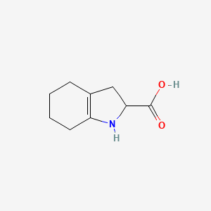 molecular formula C9H13NO2 B13521151 2,3,4,5,6,7-hexahydro-1H-indole-2-carboxylic acid 