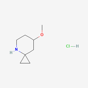 molecular formula C8H16ClNO B13521209 7-Methoxy-4-azaspiro[2.5]octane hydrochloride 