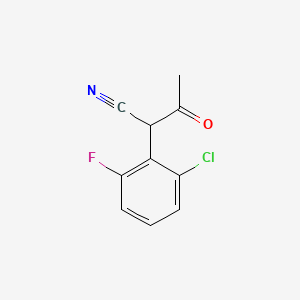 Acetyl(2-chloro-6-fluorophenyl)acetonitrile