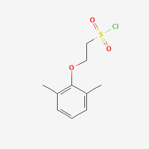 molecular formula C10H13ClO3S B13521342 2-(2,6-Dimethylphenoxy)ethane-1-sulfonyl chloride 