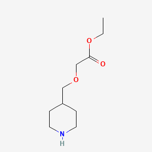 Ethyl 2-(4-piperidylmethoxy)acetate