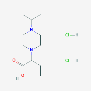 2-[4-(Propan-2-yl)piperazin-1-yl]butanoicaciddihydrochloride