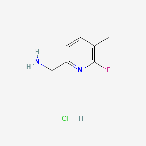 1-(6-Fluoro-5-methylpyridin-2-yl)methanaminehydrochloride