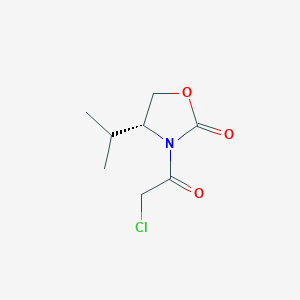 2-Oxazolidinone, 3-(chloroacetyl)-4-(1-methylethyl)-, (R)-