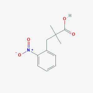 2,2-Dimethyl-3-(2-nitrophenyl)propanoic acid