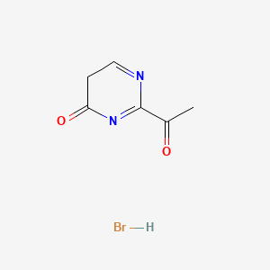 2-Acetyl-4,5-dihydropyrimidin-4-one hydrobromide