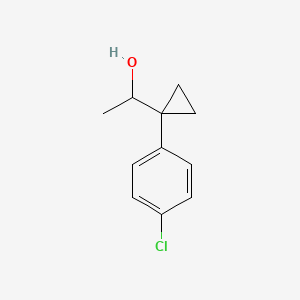 1-[1-(4-Chlorophenyl)cyclopropyl]ethan-1-ol