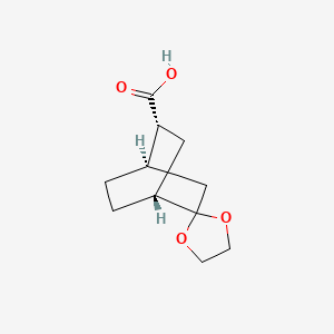 rac-(1R,4R,5R)-spiro[bicyclo[2.2.2]octane-2,2'-[1,3]dioxolane]-5-carboxylicacid