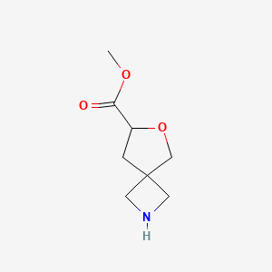 molecular formula C8H13NO3 B13521563 Methyl 6-oxa-2-azaspiro[3.4]octane-7-carboxylate 