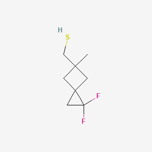 molecular formula C8H12F2S B13521570 {1,1-Difluoro-5-methylspiro[2.3]hexan-5-yl}methanethiol 