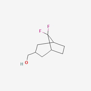 {8,8-Difluorobicyclo[3.2.1]octan-3-yl}methanol