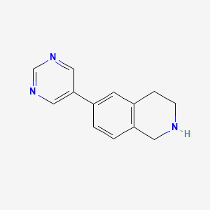 1,2,3,4-Tetrahydro-6-(5-pyrimidinyl)isoquinoline