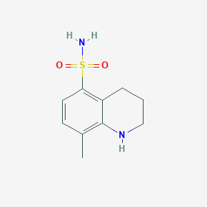 8-Methyl-1,2,3,4-tetrahydroquinoline-5-sulfonamide